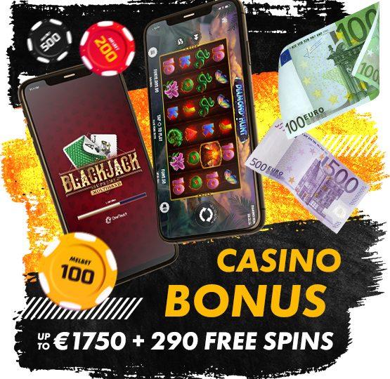 MELBET CASINO: BONUS UP TO € 1750